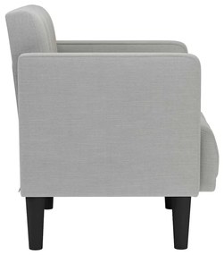 felhőszürke szövet kanapészék karfás szék 53 cm