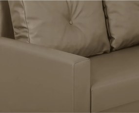 Háromszemélyes kinyitható kanapé ROT Szürke