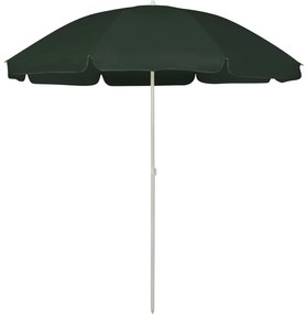 zöld strandnapernyő 240 cm
