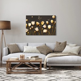 Kép - Tulipánok - absztrakt (90x60 cm)