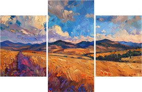 Kép - Olajfestmény tájkép (90x60 cm)