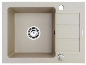 Pyramis 70165801 - NEXT konyhai mosogató 62x44 cm gránit/bézs
