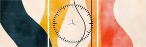 Kép - Minimalista színes illusztráció II. (órával) (90x30 cm)