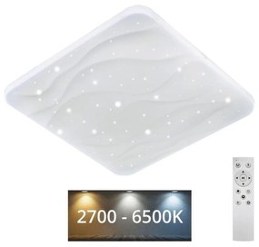 Baterie Centrum LED Dimmelhető mennyezeti lámpa NERIS LED/60W/230V 2700-6500K + távirányító BC0625