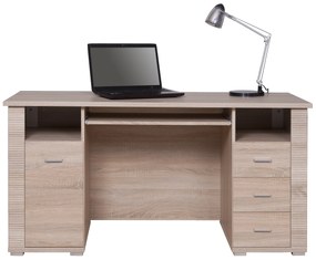 PC asztal Gwenn 1D3S (szonoma tölgy). Akció -18%. 1052941