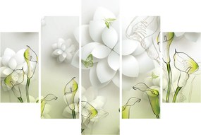 Kép virággal (150x105 cm)