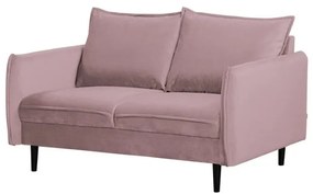 Levendula színű bársony kanapé 138 cm Juli – Ropez