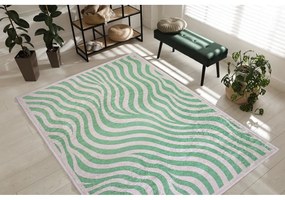 Zöld mosható futószőnyeg 80x200 cm Green Zebra – Vitaus