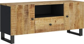 vidaXL tömör mangófa és szerelt fa TV-szekrény 105 x 33,5 x 46 cm