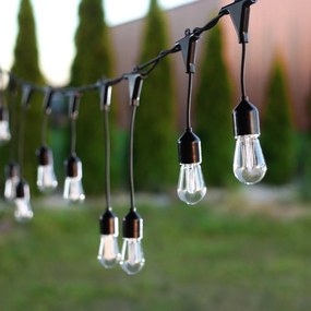 Bulb LED fényfüzér, 10 izzós, hosszúság 8 m - DecoKing