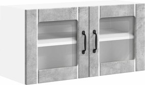 vidaXL Konyhaszekrény Beton Szürke 80 x 31 x 40 cm Faanyag