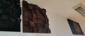 3D Akusztikai Diffúzor 70×70cm - 70cx70x10cm Személyes átvétel.