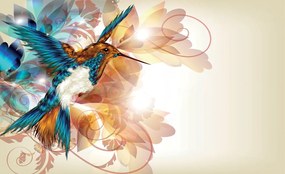 Kolibri poszter, fotótapéta, Vlies (104 x 70,5 cm)