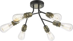 Dar Lighting REMY REM0654 Plafonlámpa 6x60W/E27
