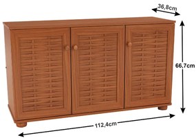 Cipőtároló (cipősszekrény) Zeko 02 (amerikai cseresznye). 788868