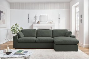 Zöld sarokkanapé Belair – Bobochic Paris