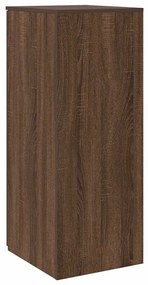 tároló szekrény barna tölgy 40x45x103,5 cm szerelt fa