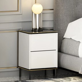 Imaj White Marble éjjeliszekrény