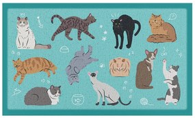 Lábtörlő 40x70 cm Cats – Artsy Doormats