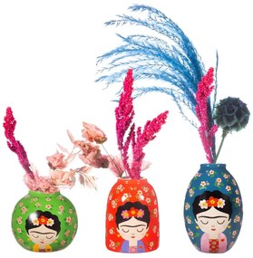 Kerámia váza készlet 3 db-os (magasság 8 cm) Floral Frida – Sass &amp; Belle