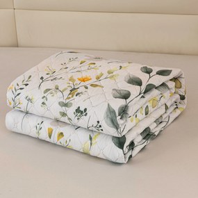 Ágytakaró CITRUS GARDEN, fehér Méret: 220 x 240 cm