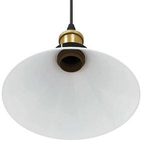 függőlámpa Magassága állítható E27 fényes fehér Ø 22 cm fém