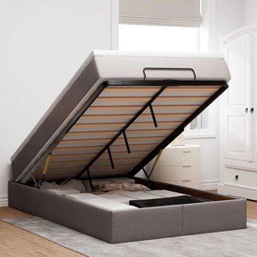 Oszmán ágykeret matraccal tópszín 120x200cm szövet