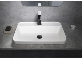 Sapho - Süllyesztett mosdó 55x39 cm kerámia/fehér