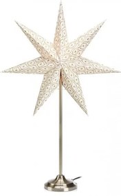 Markslöjd 705310 - Karácsonyi dekoráció BAROQUE 1xE14/25W/230V 65 cm fehér/króm