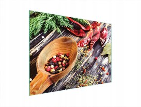 Üveg Vágódeszka 40x30 Fűszerek Edzett Üveg