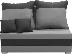 GUSTO2 Kétszemélyes kinyitható kanapé Szürke/szürke