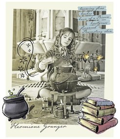 Művészi plakát Harry Potter - Hermione Granger, (26.7 x 40 cm)