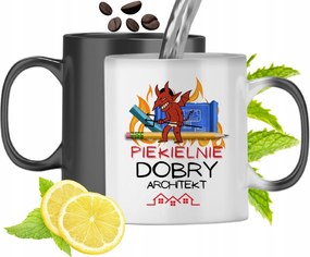 Mágikus Bögre Építésznek Színváltó Nyomtatott Fényképpel