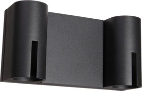ITALUX 603-2-BK-9 ROVIGO Modern Kültéri Fali Lámpa Fekete LED IP44