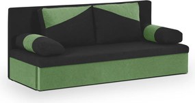 ROLO Háromszemélyes kinyitható kanapé Sötétkék/zöld