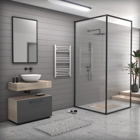 Fehér 600x900mm törölközőszárítós fürdőszobai radiátor Welland Lux | Készletről | Gyors kiszállítással