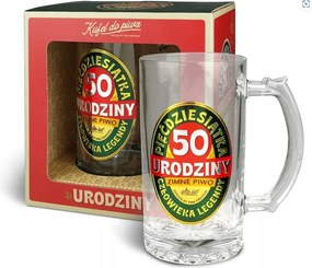 Söröskorsó 450 ml Díszített 50. Születésnapra 50 Éves Ember Legenda