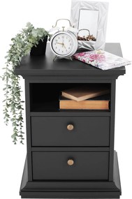 Éjeliszekrény, szürke, PARIS 70302