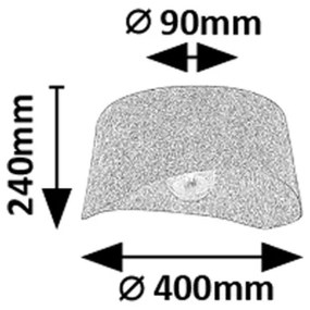 Rabalux 71189 - Mennyezeti lámpatest FARELIA 1xE27/10W/230V