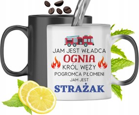 Mágikus Bögre Tűzoltóknak Színváltós Nyomtatott Fényképpel