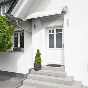 Műanyag előtető több méretben és színben-120x90 cm-fehér