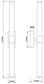 Zuma Line 003064-034735 - LED fali lámpa EDDIE LED/12W/230V sárgaréz