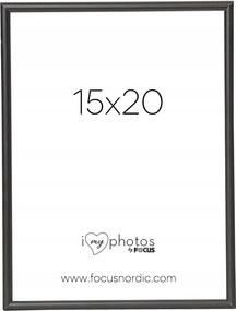 Can-Can Fekete Alumínium Képkeret 15x20 cm
