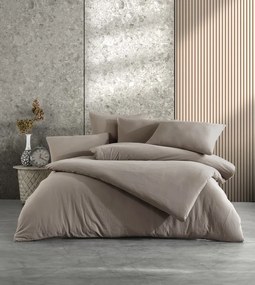 Muszlin lepedők világosbarna 140x200cm+90x70cm TiaHome
