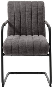 Sötétszürke étkezőszék Trout – Unique Furniture