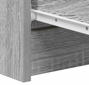 szürke sonoma színű szerelt fa tálalószekrény 60 x 35 x 98,5 cm