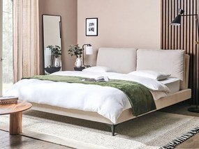 Franciaágy 180 cm Mellody (világos bézs) (ágyráccsal). 1081354
