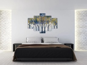 Kép egy szarvasról az erdőben (150x105 cm)