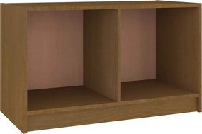 vidaXL mézbarna tömör fenyőfa TV-szekrény 70 x 33 x 42 cm