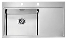 ALVEUS 1103652 - Mosogató PURE 86x52,5 cm satin, bal